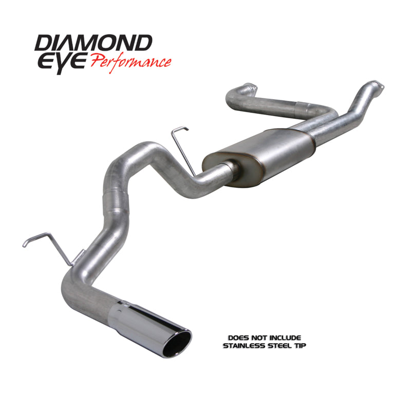 Diamond Eye KIT 3-1/2in Catback Single GAS AL NISSAN TITAN 5.6L 07-10