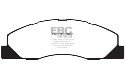 EBC 09-11 Dodge Ram 2500 Pick-up 5.7 2WD/4WD Yellowstuff Front Brake Pads