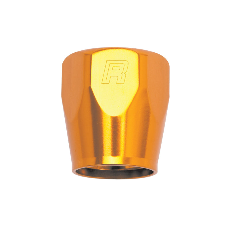 Russell Performance 2-Piece -6 AN Anodized Full Flow Swivel Hose End Sockets (Qty 2) - Orange