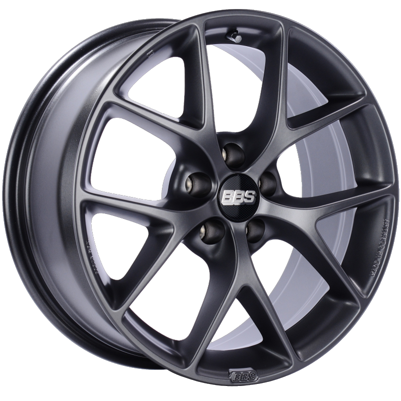 BBS SR 18x8 5x112 ET21 CB66.5 Satin Grey Wheel