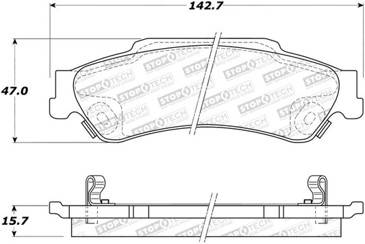 StopTech Street Brake Pads