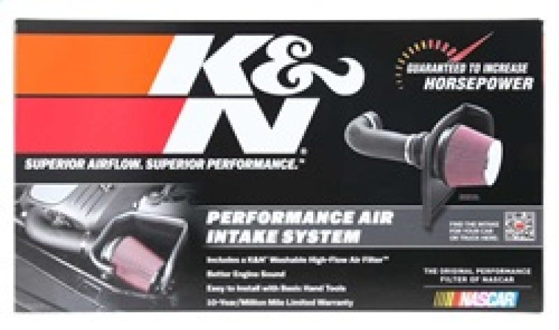 K&N 14-16 Kia Forte Coup L4-1.6L F/I Silver Typhoon Short Ram Intake