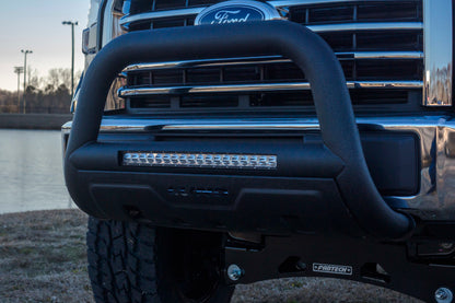Lund 04-18 Ford F-150 (Excl. Heritage) Bull Bar w/Light & Wiring - Black