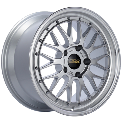 BBS LM 18x10 5x130 ET65 CB71.6 Diamond Silver Center Diamond Cut Lip Wheel