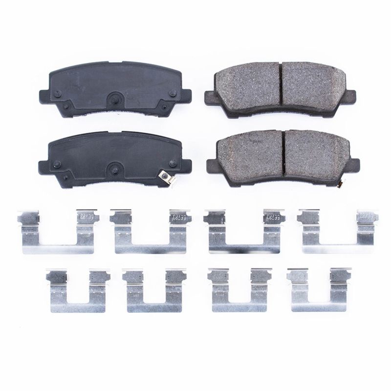 Power Stop 15-19 Ford Mustang Rear Z17 Evolution Ceramic Brake Pads w/Hardware