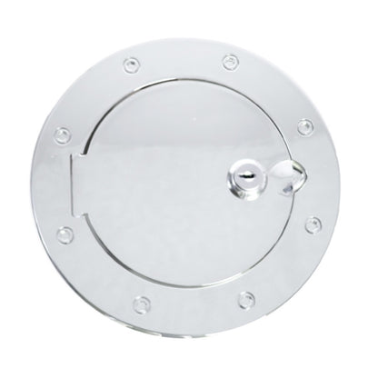 Rugged Ridge Locking Gas Cap Door Polished Alum 97-06TJ