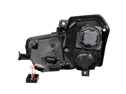 ANZO 2003-2007 Cadillac CTS Projector Headlights w/ Halo Black