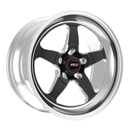 Weld S71 17x10 / 5x4.5 BP / 5.7in. BS Black Wheel (High Pad) - Non-Beadlock