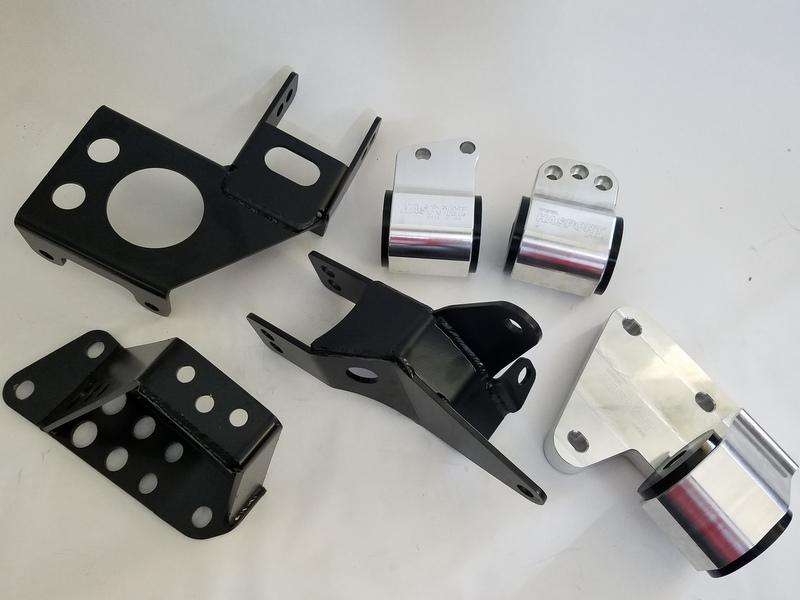 Hasport - EG/DC Dual Height K-Series Mount Kit (12-15' Civic Si / 09-14' TSX / 08-12' Accord Transmission & Manual AWD)