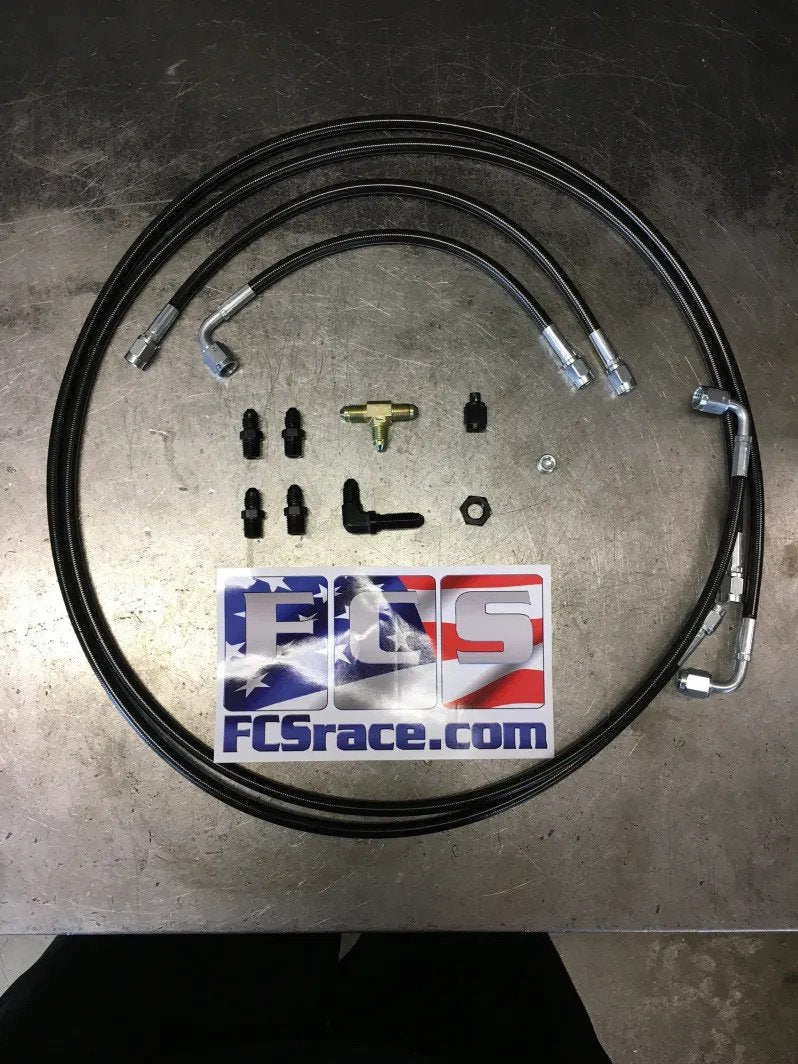 FCS Race - Rear Hand Brake Tucked Line Kit