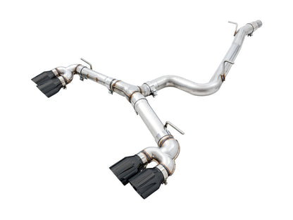 AWE Tuning MK7.5 Golf R Track Edition Exhaust w/Diamond Black Tips 102mm