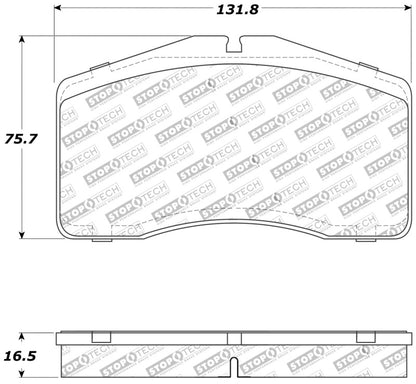 StopTech Performance 92-98 Porsche 911 Front Brake Pads