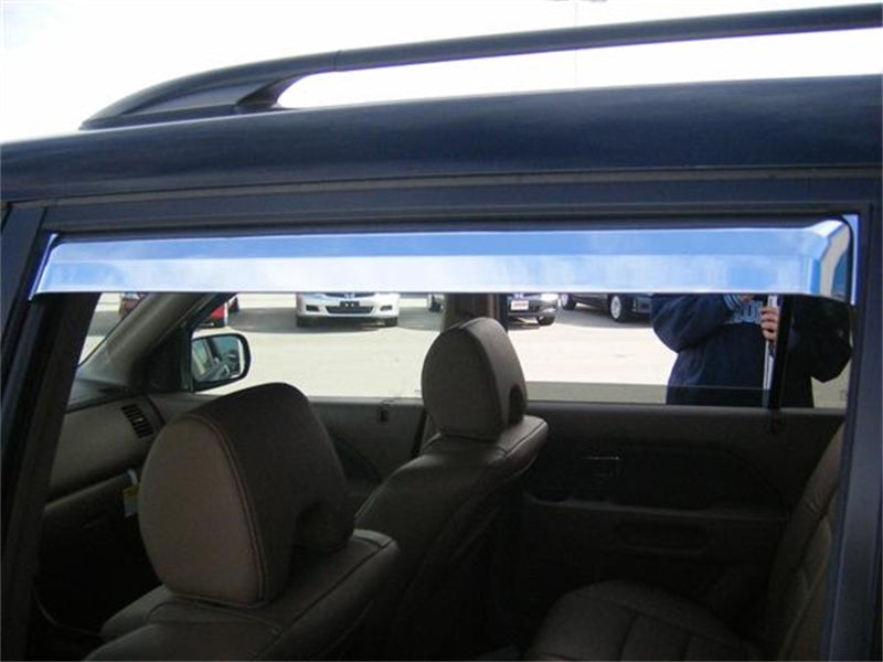 Putco 03-08 Honda Pilot (Set of 4) Element Chrome Window Visors