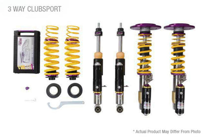 KW Porsche 911 GT2RS 991.2 Without OE NoseLift Clubsport Coilover Kit 3-Way