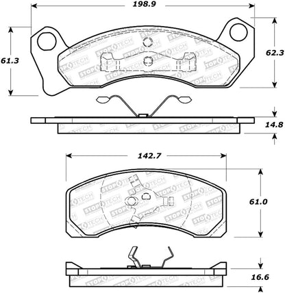 StopTech Street Brake Pads