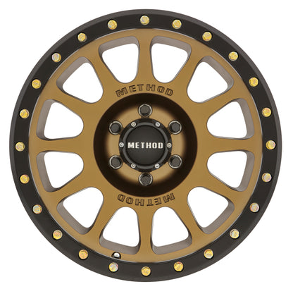 Method MR305 NV 20x10 -18mm Offset 6x135 94mm CB Method Bronze/Black Street Loc Wheel