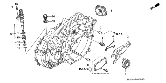 Honda - Transmission Clutch Release Fork Boot