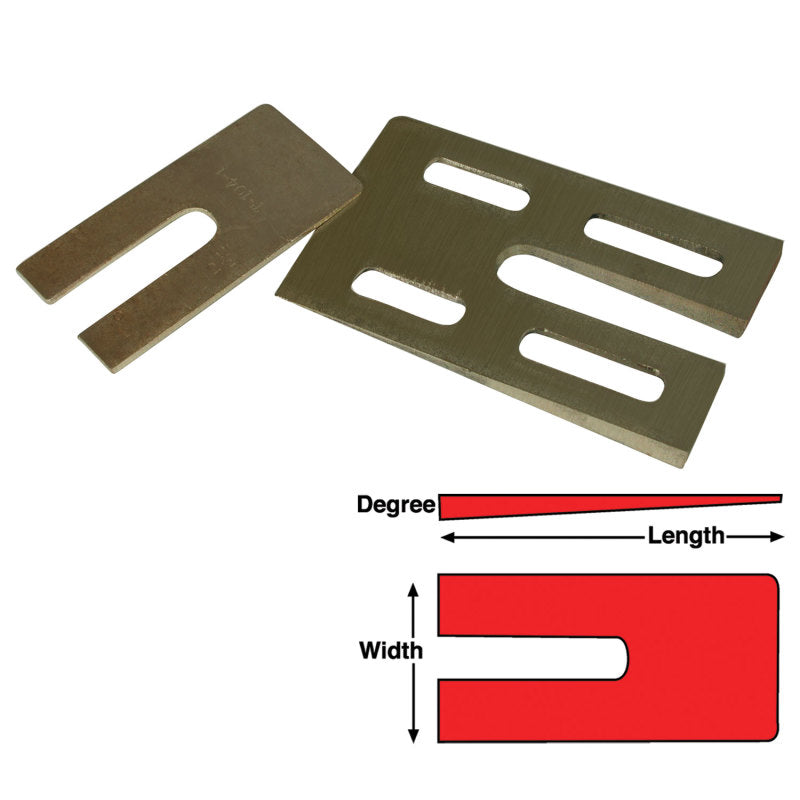 SPC Performance MBZ SHIMS 3X6X1.5 deg.(6)