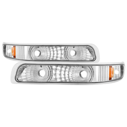 Xtune Chevy Silverado 99-02 / Chevy Suburban/TahOE 00-06 Amber Bumper Lights Euro CBL-JH-CS99-AM-E