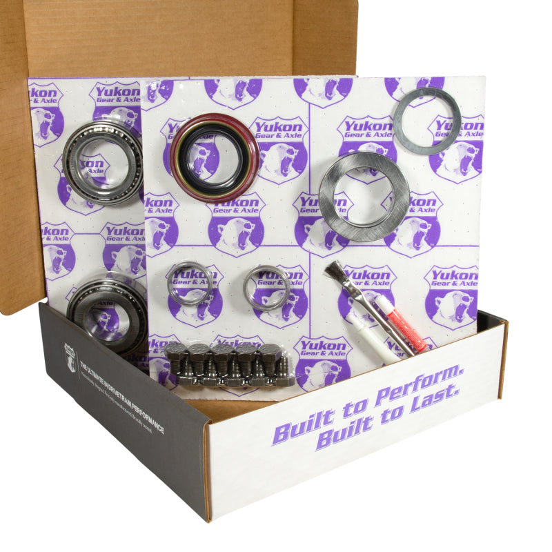 Yukon 8.8in Ford 3.31 Rear Ring & Pinion Install Kit 28 Spline Positraction 2.25in Axle Bearings