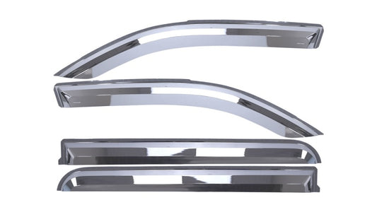 Putco 19-20 Ram 1500 - Quad Cab (Set of 4) Element Chrome Window Visors