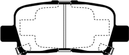 EBC 00-02 Acura MDX 3.5 Greenstuff Rear Brake Pads