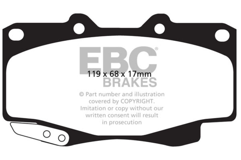 EBC 99-04 Toyota Tacoma 4WD 2.7 Ultimax2 Front Brake Pads