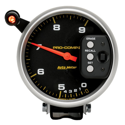 Autometer Pro-Comp 5 inch 9000 RPM Dual Range w/ Shift-Lite and Memory Tach