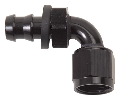 Russell Performance -4 AN Twist-Lok 90 Degree Hose End (Black)