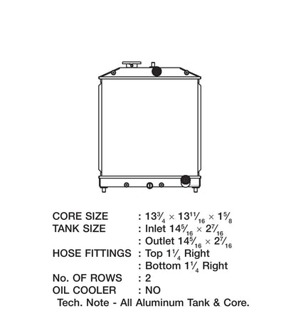 CSF 92-00 Honda Civic Radiator