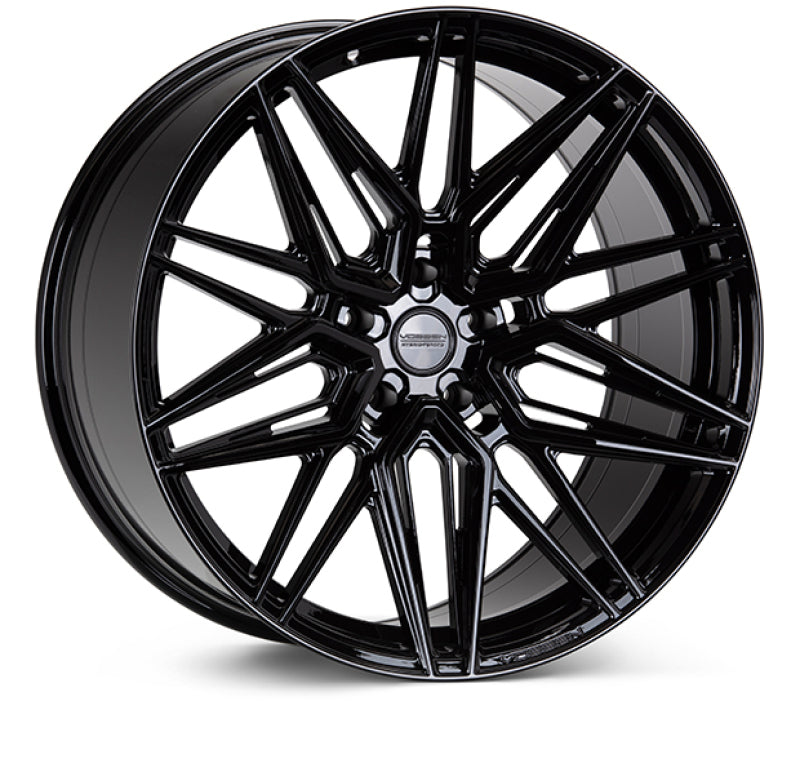 Vossen HF-7 20x11 / 5x120 / ET40 / Deep Face / 72.56 - Gloss Black Wheel