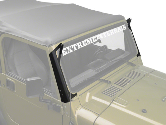 Raxiom 97-06 Jeep Wrangler TJ 50-In LED Light Bar Windshield Mount