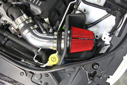 Spectre 12-18 Jeep Grand Cherokee V8-6.4L F/I Air Intake Kit - Polished w/Red Filter