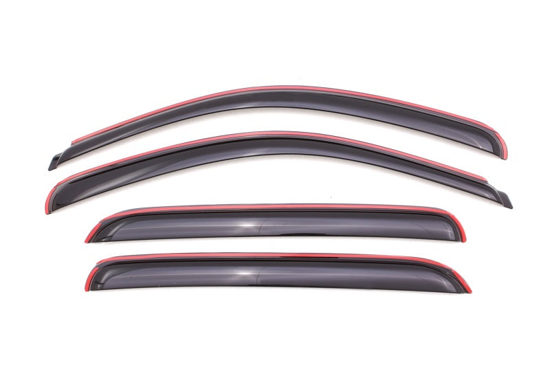 AVS 21-22 Hyundai Santa Cruz In-Channel Ventvisor Front & Rear Window Deflectors 4pc - Smoke