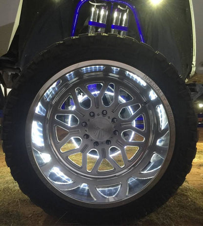 Oracle LED Illuminated Wheel Rings - Double LED - White SEE WARRANTY