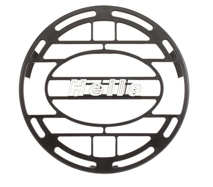 Hella Stone Shield Round Plastic Black Hella Logo Light Cover  (MOQ 10)