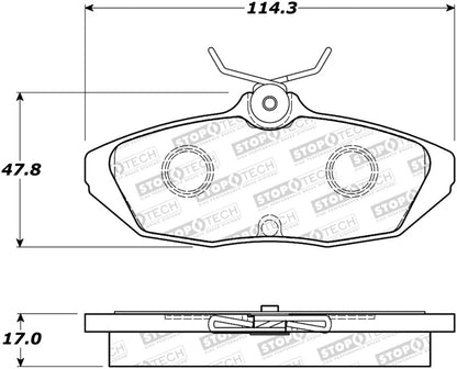 StopTech Street Brake Pads - Front