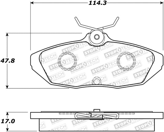 StopTech Street Brake Pads - Front