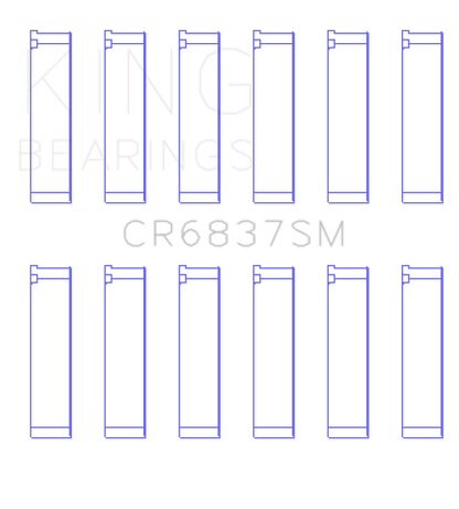 King Honda J30/J35 (Size Standard) Connecting Rod Bearing Set