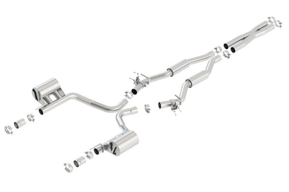 Borla 2015 Dodge Challenger SRT/392 Hemi 6.4L V8 S-TYPE Catback Exhaust w/ Valves Factory Bezel