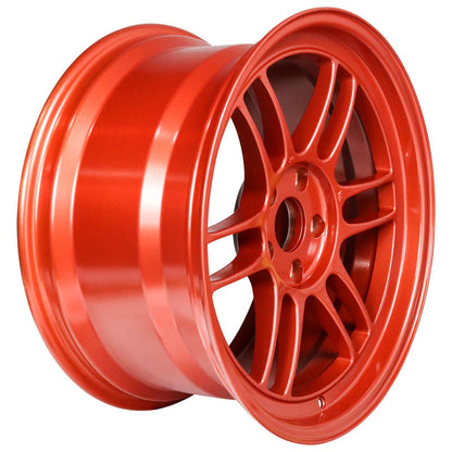 Enkei RPF1 18x9.5 5x114.3 38mm Offset 73mm Center Bore Orange Wheel