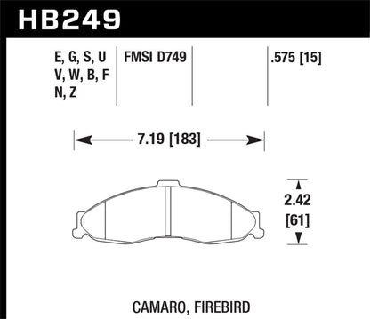 Hawk HPS Street Brake Pads