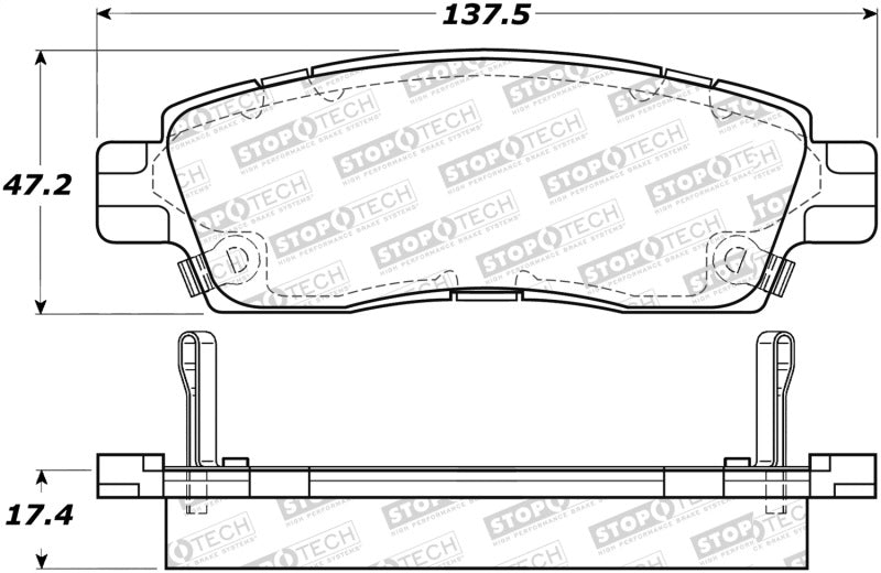 StopTech Street Select Brake Pads