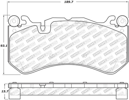 StopTech Street Select 14-18 Audi RS7 Front Brake Pads