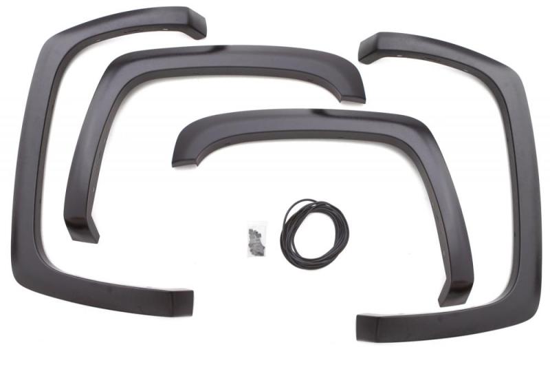 Lund 02-08 Dodge Ram 1500 SX-Sport Style Smooth Elite Series Fender Flares - Black (4 Pc.)