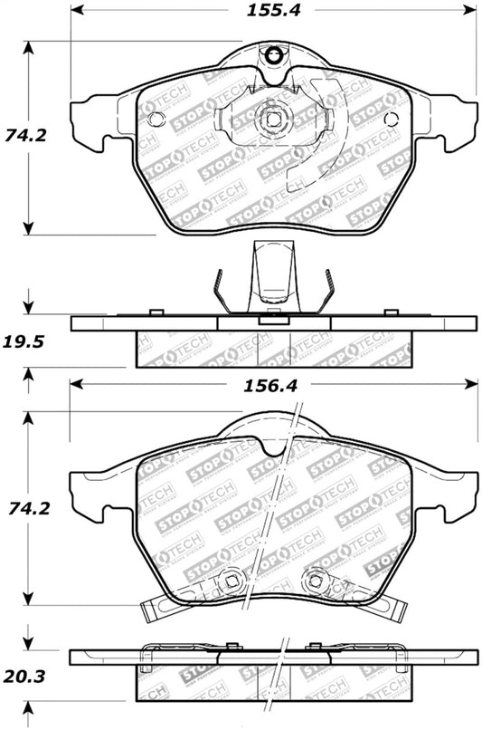 StopTech Street Touring Brake Pads