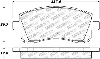 StopTech Street Touring 02-03 WRX Front Brake Pads