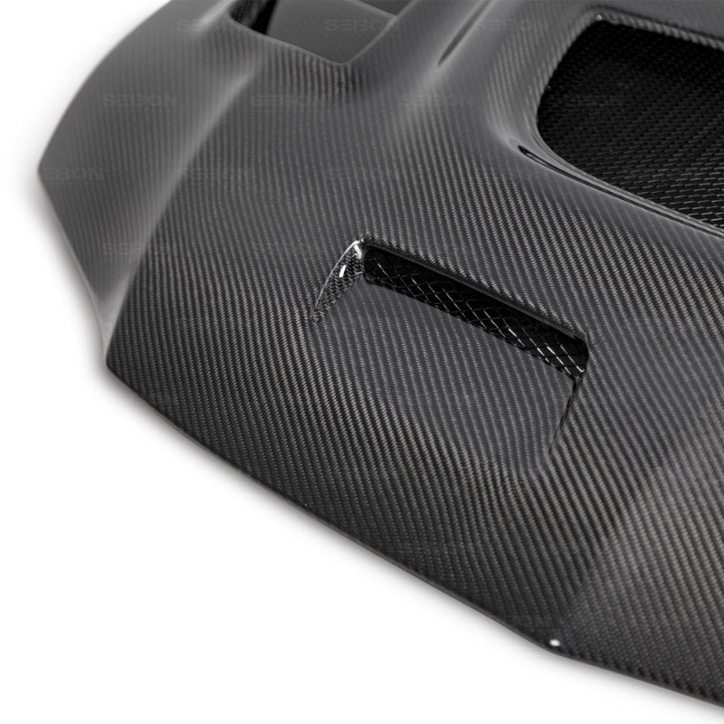 Seibon 03-07 Mitsubishi Evo 8 & 9 CW Carbon Fiber Hood