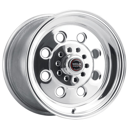 Weld Draglite 15x12 / 5x4.5 & 5x4.75 BP / 3.5in. BS Polished Wheel - Non-Beadlock