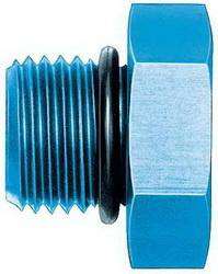 Aeroquip - 06 Male AN O-Ring Boss Plug - Blue Anodized Aluminum